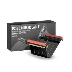 Ag-p5-33vv-014bk Linkup Pcie 5.0 Riser Cable For Vertical Gpu Mount Itx Double Reverse Graphics