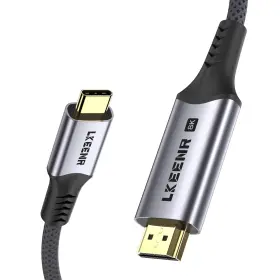 Lczh-b1 Lkeenr Usb C To Hdmi 2.1 Cable 3.3ft 8k 60hz 4k 144hz 2k 240hz Thunderbolt 3/4/5