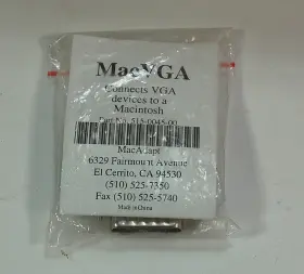Macadapt 515-0045-00 New Nos Macvga Adapter Connects Vga Devices To A Macintosh
