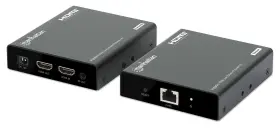 207980  Manhattan 4k 60hz Hdmi Over Ethernet Extender Set Up To 70 M