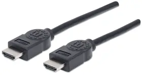 306119 Manhattan Hdmi Cable 4k 30hz High Speed 1.8m Equivalent To Hdmm6 Ultra Hd