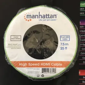 308441-cg  Manhattan 308441 High Speed Hdmi Kabel Stecker Auf Geschirmt 7 5 M Schwa