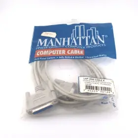 Dsub25 Manhattan 766623301442 Lap Link Cable 8 Ft Dsub9 / F/f/f/f