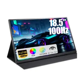 Maovz 780887750662 Large 18.5 Inch Portable Monitor 100hz Ips Fhd 1080p Usb-c Hdmi Display With