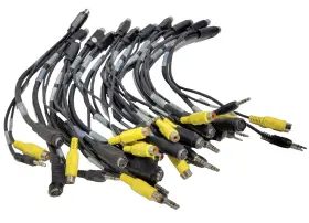 15966-02 Matrox Lot Of 12 - Cable Adapter Audio Video Out New