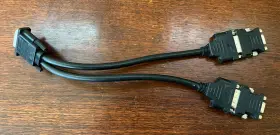 16123-00 Matrox 12 Inch Dms-60 Pin To Dual Dvi-i Cables With Vga Adapters Brand New