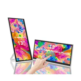Maxfree 974123312439 L2 Portable Touchscreen Laptop Screen Extender With Speaker 13 Inch Ips