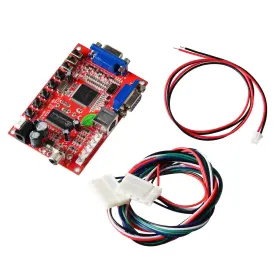Es10148at Mcbazel Gbs-8100 Arcade Game Vga To Cga Rgbs Cvbs S-video Converter Board Red