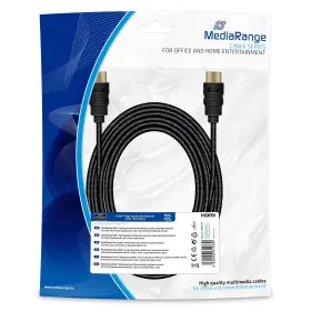Mrcs211 Mediarange Hdmitm High Speed With Ethernet Connection Cable Gold-plated Contacts
