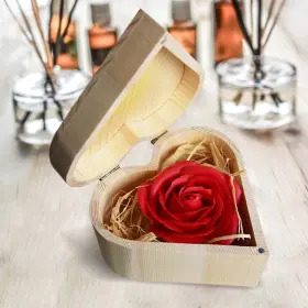 Srt12g  Mikamax - Soap Rose Heart Box Red Gift