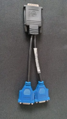 Cn-0g9438-52204-78p-0339 Molex Cn-0g9438-52204-5bf-1325 Dms-59 To Vga 15 Pins Splitter Cable