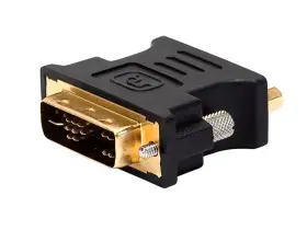 102396 Monoprice Dvi-a Dual Link Male To Hd15 Vga Female Adapter Gold Plated