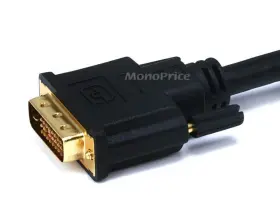 103546 Monoprice 6ft 28awg Dual Link Dvi-d M/f Extension Cable - Black #2
