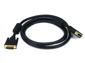 103546 Monoprice 6ft 28awg Dual Link Dvi-d M/f Extension Cable - Black