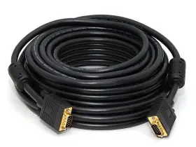 103572 Monoprice Super Vga M/m Cable - 50 Feet With Ferrites For In-wall Installation Cl2 Rated #2
