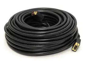 103574 Monoprice Super Vga M/m Cable - 100 Feet With Ferrites For In-wall Installation Cl2 Rated #2