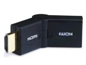 105133 Monoprice Hdmi Port Saver Adapter Male To Female 90 Degrees Swivel