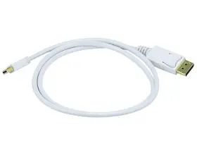 106006 Monoprice 3ft 32awg Mini Displayport To Cable White