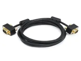 106360 Monoprice Ultra Slim Svga Super Vga M/m Monitor Cable - 6 Feet With Ferrites 30/32awg #2