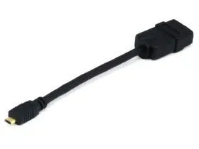 107603 Monoprice 6-inch 34awg High Speed Hdmi Cable With Ethernet Port Saver