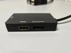 112744 Monoprice Mini Displayport 1.1 To Hdmi Dvi And Adapter Black Lot Of 10 #2