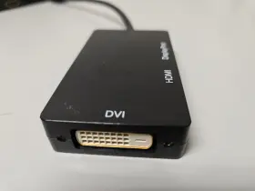 112744 Monoprice Mini Displayport 1.1 To Hdmi Dvi And Adapter Black Lot Of 10 #3
