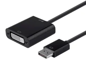 112784 Monoprice Displayport 1.2a To Dvi Active Adapter - Black Standard
