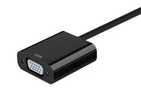 112786 Monoprice Mini Displayport 1.2a / Thunderbolt To Vga Active Adapter - Black #2
