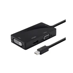 112799 Monoprice Mini Displayport 1.2a / Thunderbolt To 4k Hdmi Dvi And Vga Passive