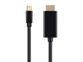 113368 Monoprice Mini Displayport To Hdtv Cable - 3ft High Speed Compliant