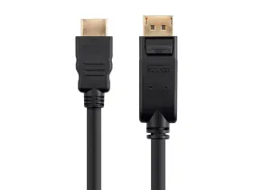 113370 Monoprice Displayport 1.2a To Hdtv Cable - 3 Feet Select Series