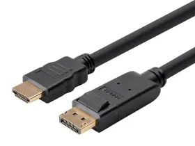 113371 Monoprice Displayport 1.2a To Hdtv Cable - 6ft Supports Up 4k Resolution And 3d Video #2