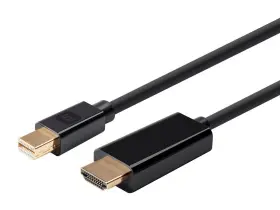 115882 Monoprice Mini Displayport 1.2a To Hdtv Cable - 6ft Supports Up 4k Resolution And 3d #2