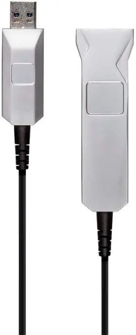 116379 Monoprice Fiber Optic Slimrun Usb 3.0 Type-a Extension Optical Cable 20m 65.6ft