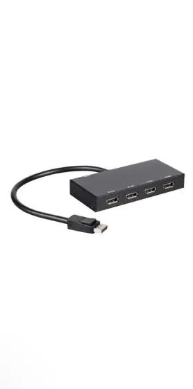 121970 Monoprice 4-port Displayport 1.2 To Multi-stream Transport Mst Hub #3