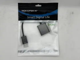 12790 Monoprice Display Port 1.2a To Vga Adapter - Lot Of 10