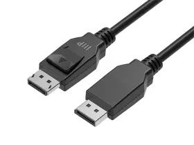 131180 Monoprice Displayport 1.4 Cable - 3ft For Computer Desktop Laptop Pc And More