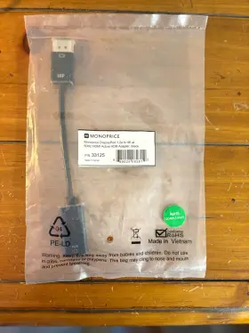 33125 Monoprice Displayport 1.2a To Hdmi Active Hdr Adapter