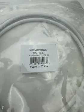 Mdp-vga-32-mm-06 Monoprice Lot Of 5 New - 3-feet 32awg Mini Display Port To Vga