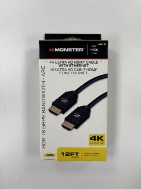 140051-00 Monster 12 Ft 4k Hdmi Cable With Ethernet