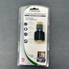 179897 Monster Digital Life Displayport To Vga Adapter - New In Package 2
