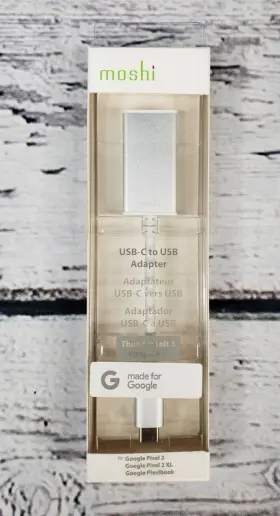 99mo084200 Moshi Usb-c To Usb Adapter - For Google Pixel 2 And Pixelbook Brand New Sealed