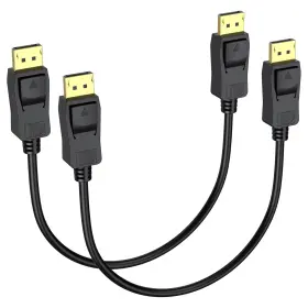 Mosimli 726084612631 Displayport Cable 1 Ft 2-pack Display Port To Gold-plated