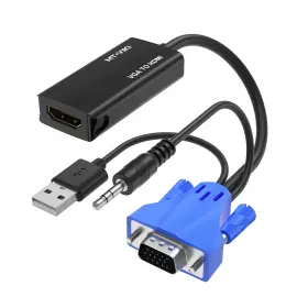 Mt-h02 Mt-viki Vga Audio To Hdmi Adapter 1920 1080 60hz Hd Converter For Hdtv Pc Laptop
