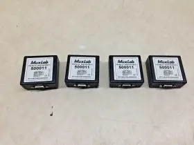 500011 Muxlab Lot Of 4 Vga Balun Monitor Side F