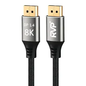 M-p21 Mvtv 1.5m Displayport To Cable Hdr 1.4 Male 8k - Black/gray