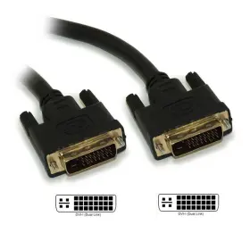 My Cable Mart 713331211990 6ft Dvi-i Dual Link Digital And Analog 24 5 Awg Gold Plated