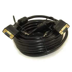 My Cable Mart 714439004156 35ft Premium Tri-shield Vga And 3.5mm Stereo Trs Audio M/m Combo