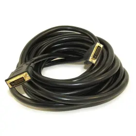 My Cable Mart Fe-dd-25 25ft Dvi-d Dual Link Digital 26 Awg Male To Gold Plated
