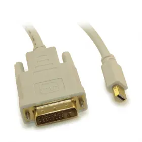 Fe-mdd-03 My Cable Mart 3ft Mini Displayport To Dvi 30awg Gold Plated White